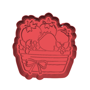 Berry Basket cookie Cutter