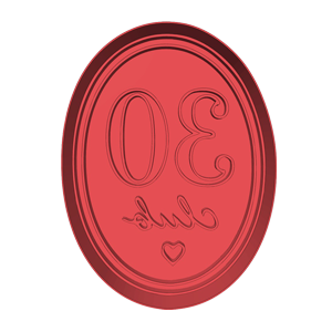 30 Club Cookie Cutter