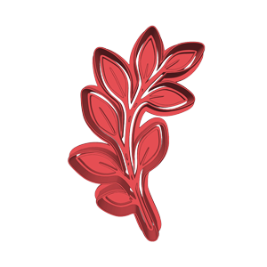 Leave Branch Cookie Cutter