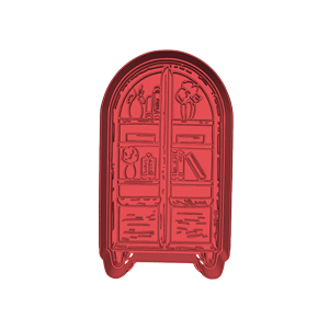 Bookcase Cookie Cutter
