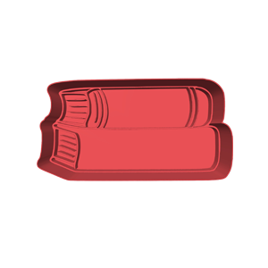 Bookpile Cookie Cutter