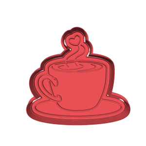 Steamiong Coffee Cookie Cutter