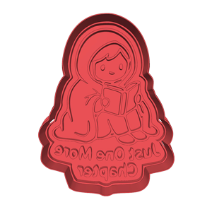 Just 1 More Chapter Cookie Cutter