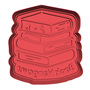 Book Hangover Cookie Cutter