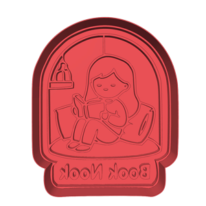 Book Nook Cookie Cutter