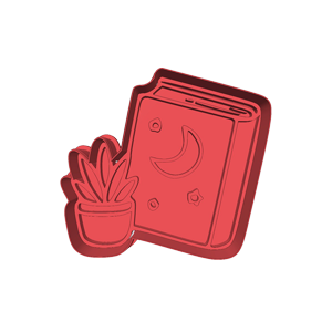 Bedtime Book Cookie Cutter