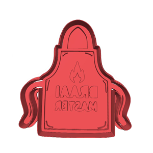 Braai Master Apron Cookie Cutter