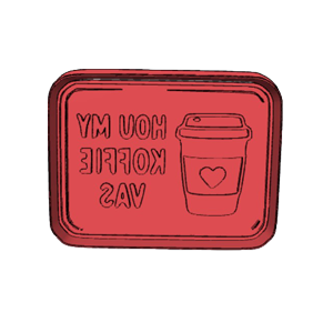 Hou My Koffie Vas Koekie Drukker
