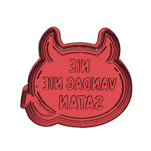 Nie Vandag Nie Satan Koekie Drukker