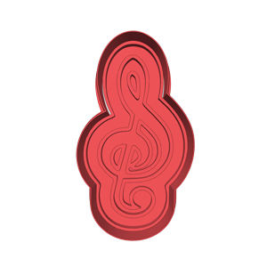 Treble Cleg Cookie Cutter