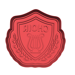 Choir Shield Cookie Cutter