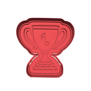 Choir Trophy Cookie Cutter
