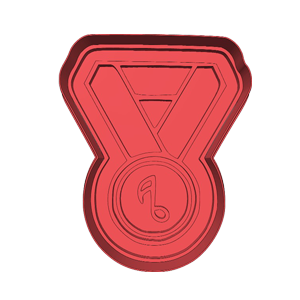 Music Medal Cookie Cutter
