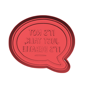 Its Not Just Talk Cookie Cutter