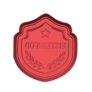 Eisteddfod Shield Cookie Cutter