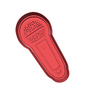 Vocal Solo Cookie Cutter