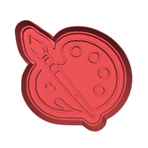 Visual Arts Cookie Cutter