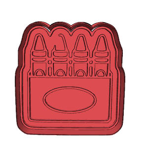 Crayons Cookie Cutter
