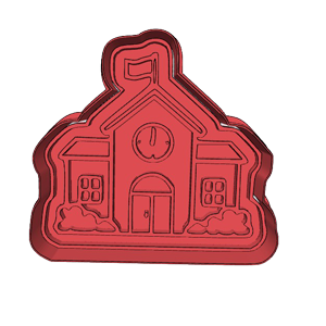School Cookie Cutter