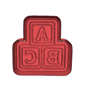 ABC Blocks Cookie Cutter