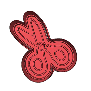 Scissors Cookie Cutter