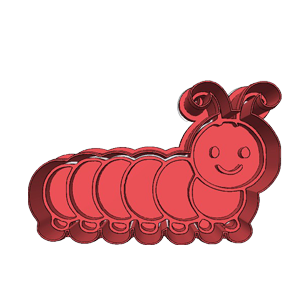 Caterpillar Cookie Cutter