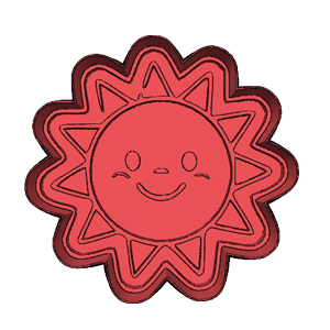 Sun Cookie Cutter