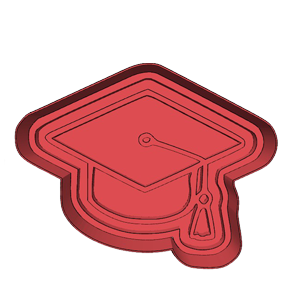 Graduation Cap Cookie Cutter