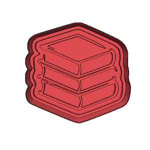 Books Cookie Cutter