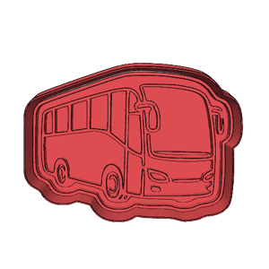 Tour Bus Cookie Cutter