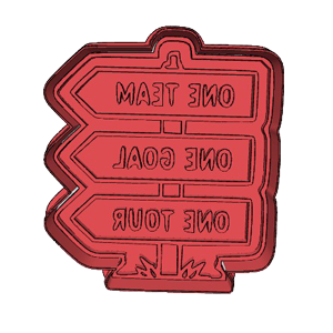 One Team One Goal Cookie Cutter