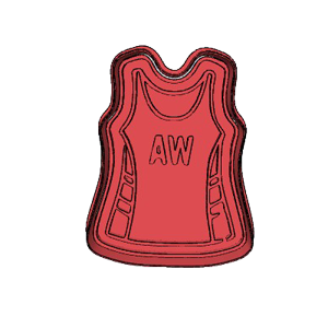 Team Dress Cookie Cutter