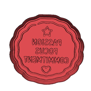 Passion Focus Commitment Cookie Cutter