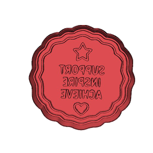 Support Inspire Achieve Cookie Cutter