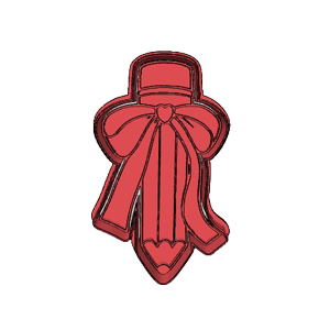 Bow Pencil Cookie Cutter