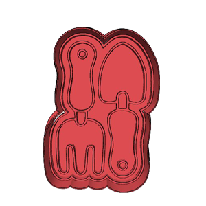 Gardening Tools Cookie Cutter