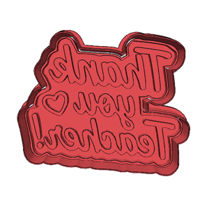 Thank You Teacher Cookie Cutter