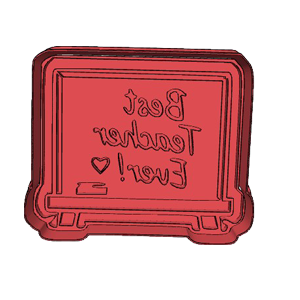 Best Teacher Ever Cookie Cutter