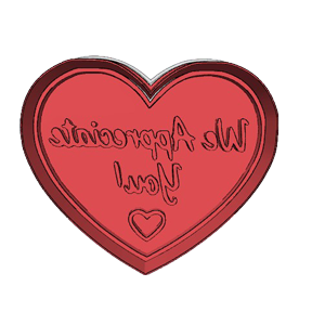 We Appreciate You Cookie Cutter