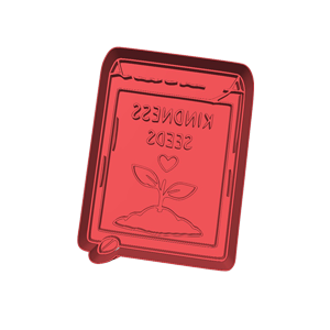 Kindness Seeds Cookie Cutter