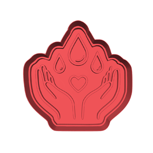 Hands and Water Cookie Cutter