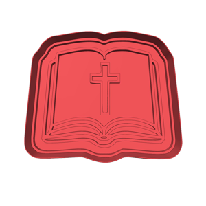 Bible and Water Cookie Cutter