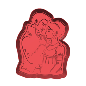 Romantic Couple Cookie Cutter