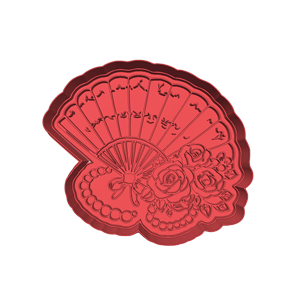 Hand Fan Cookie Cutter