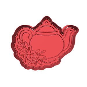 Ornate Teapot Cookie Cutter