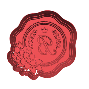 Initial Wax Seal Cookie Cutter