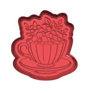 Floral Vase Cookie Cutter