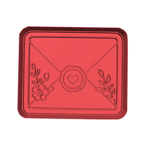 Decorative Envelope Cookie Cutter