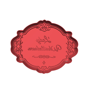 Ornate Quote Plaque Cookie Cutter