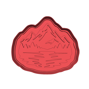 Mountain Landscape Cookie Cutter